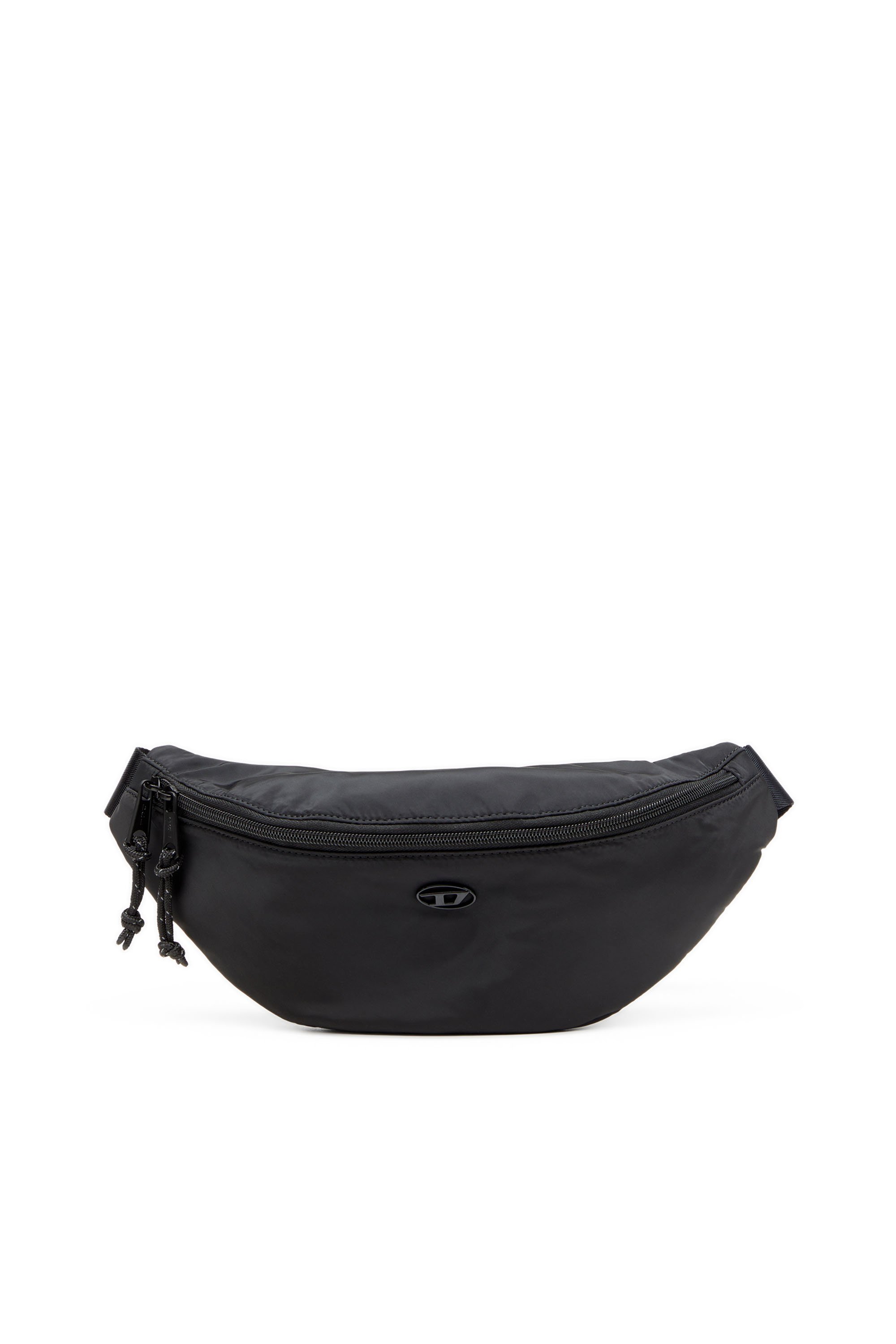 美品 ディーゼル ボディバック Holi-D Belt Bag M ウエスト Women's Holi-D Belt Bag M in PU and neoprene | Black | Diesel