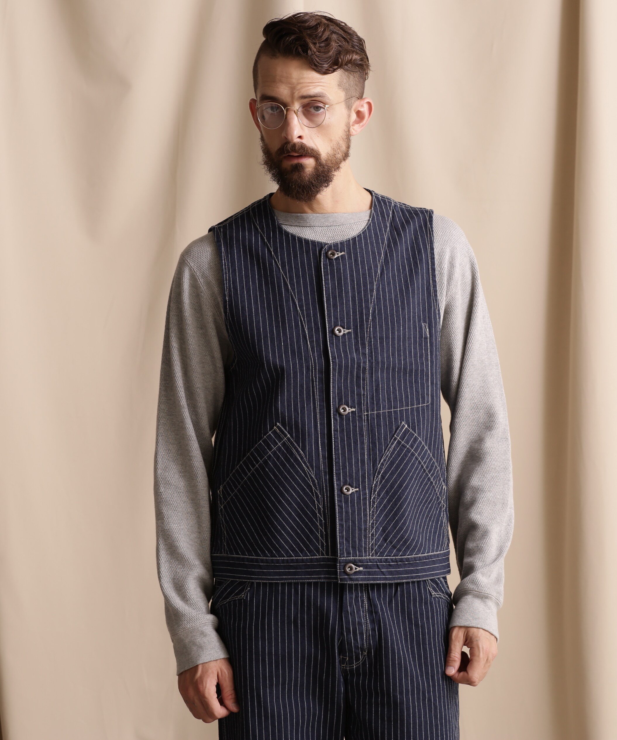 【schott】Old denim work vest 楽天市場】SCHOTT/ショット/OLD DENIM WORK VEST/オールド