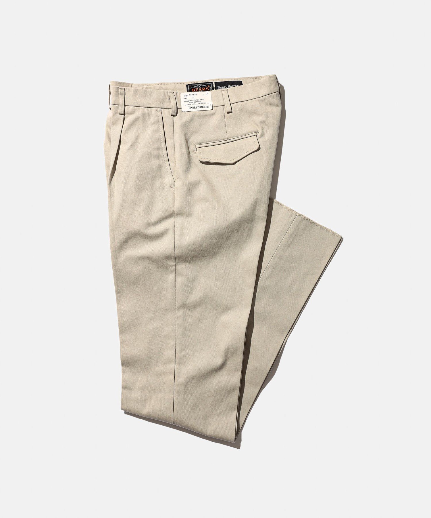 【o21】BARRY BRICKEN 米国製 チノ ベージュ 31 o21様専用】BARRY BRICKEN 米国製 チノ ベージュ 31 - メルカリ