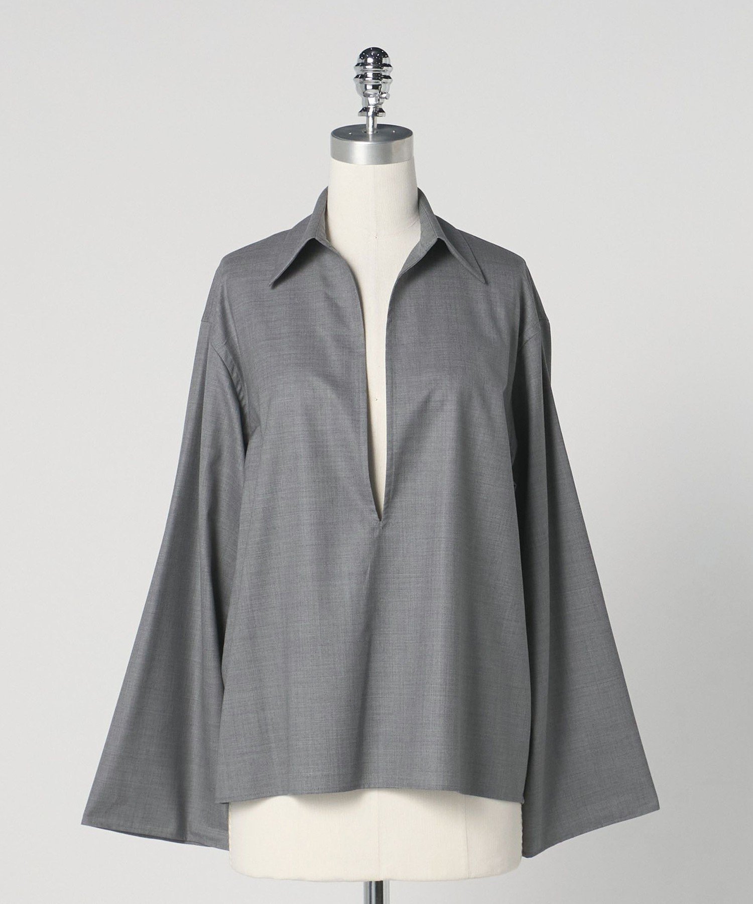 LOEFF ロエフ タフタ セーラーカラーブラウス ユナイテッドアローズ BEAUTY&YOUTH UNITED ARROWS - LOEFF ロエフ タフタ セーラー