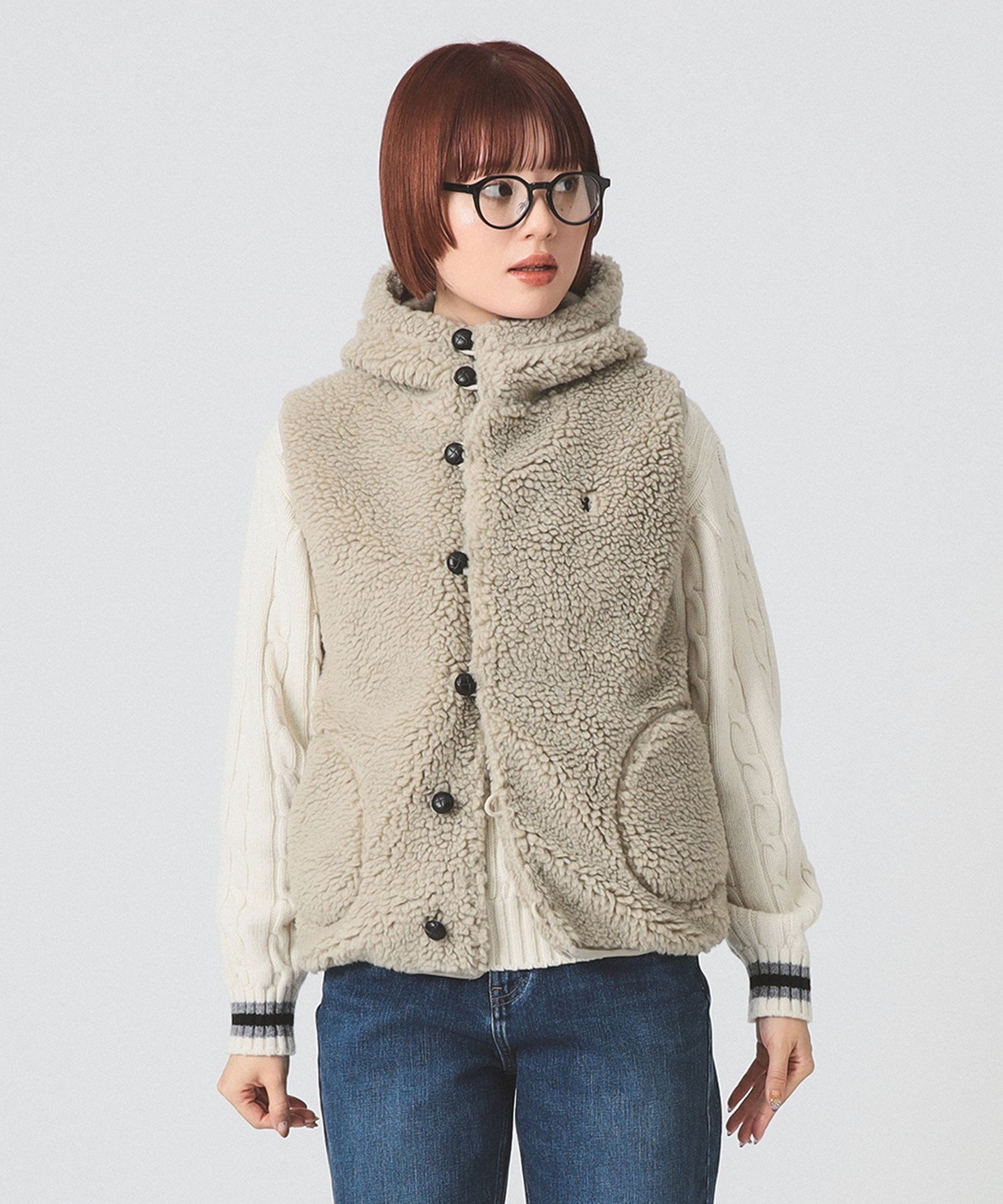 楽天市場】GYMPHLEX BOA HOODED SHORT VEST URBAN RESEARCH DOORS