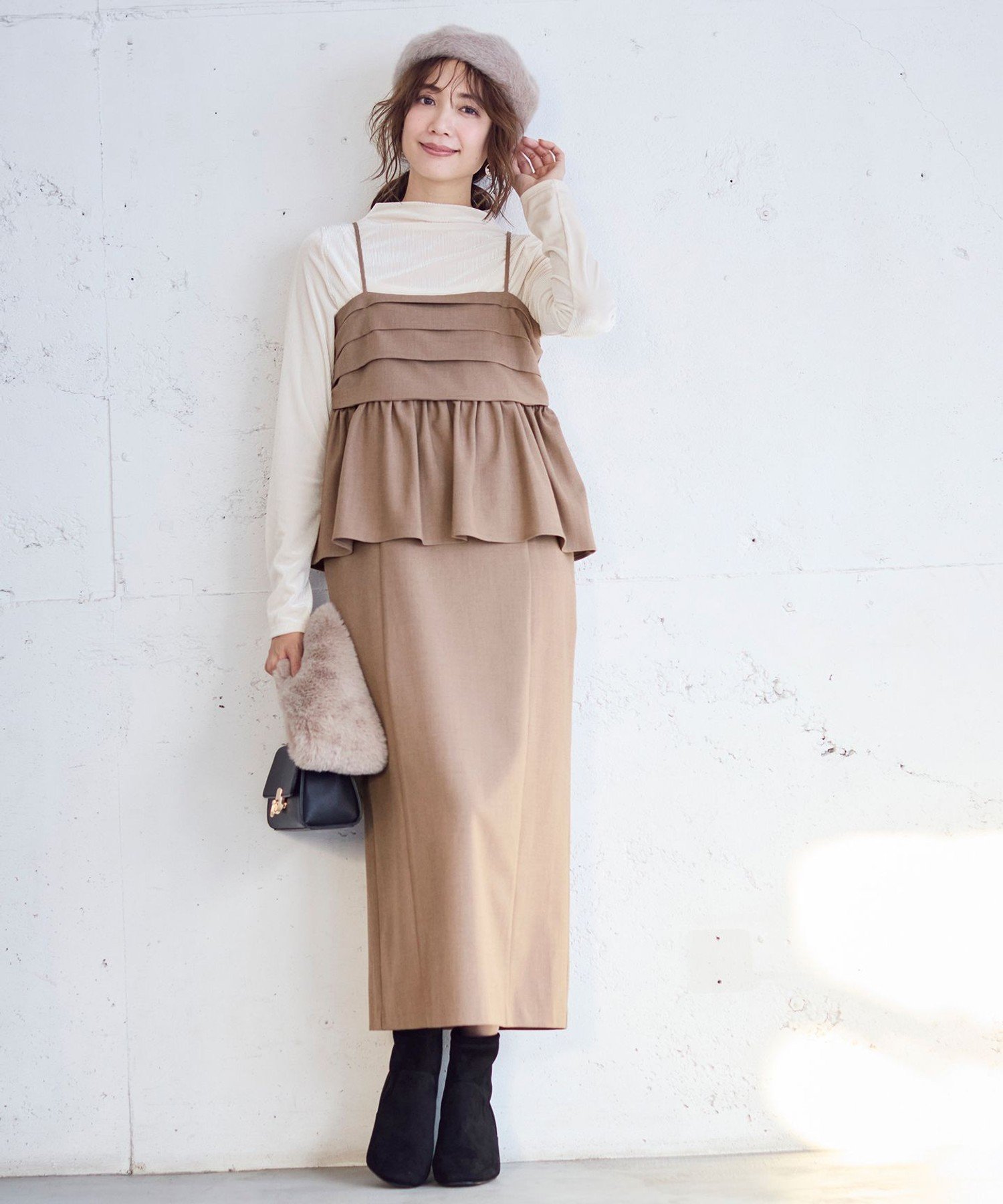 UNITED ARROWS カットフリンジ ノースリーブニット ユナイテッド