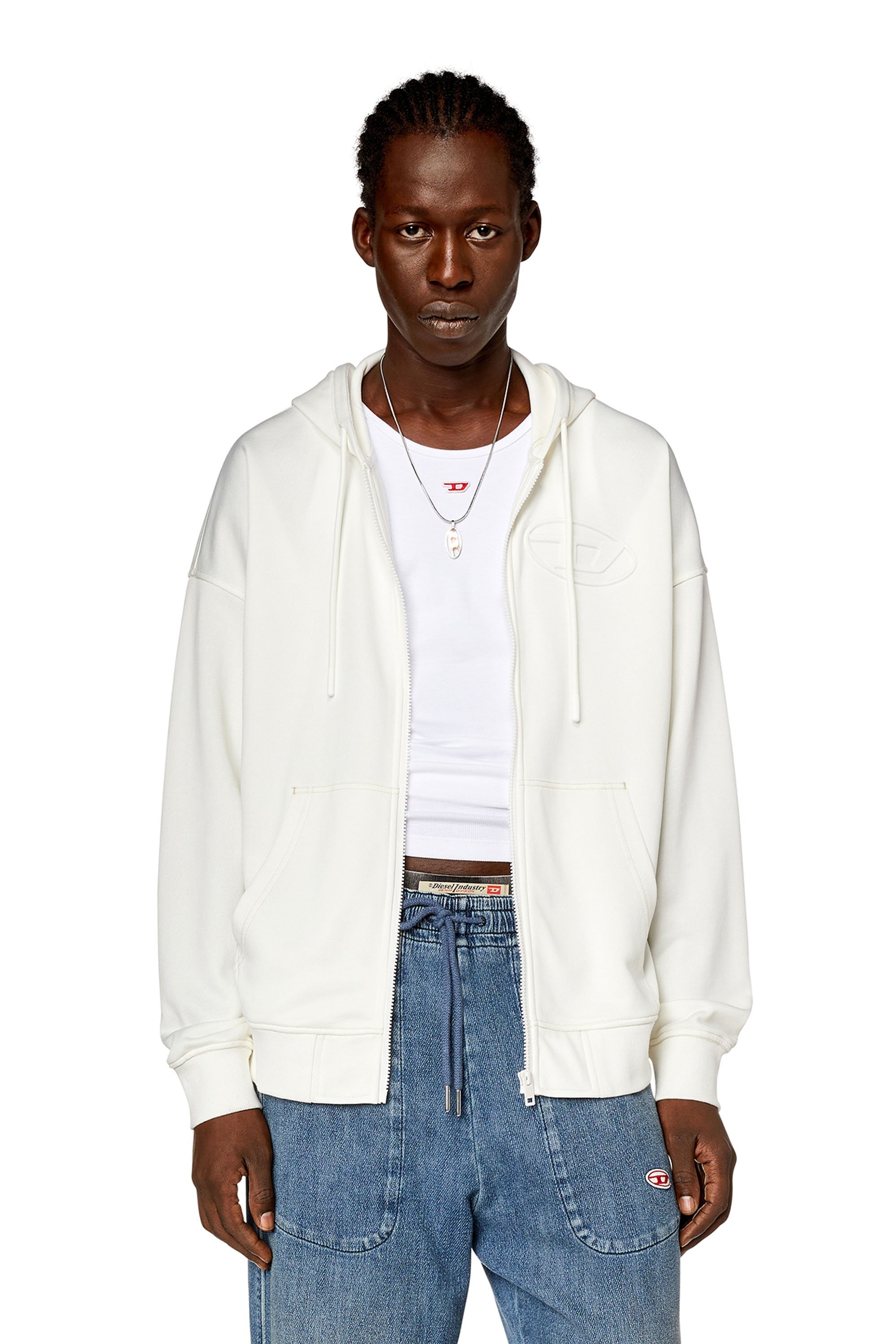 DIESEL パーカー 楽天市場】DIESEL ディーゼル ジップアップ パーカー A12128