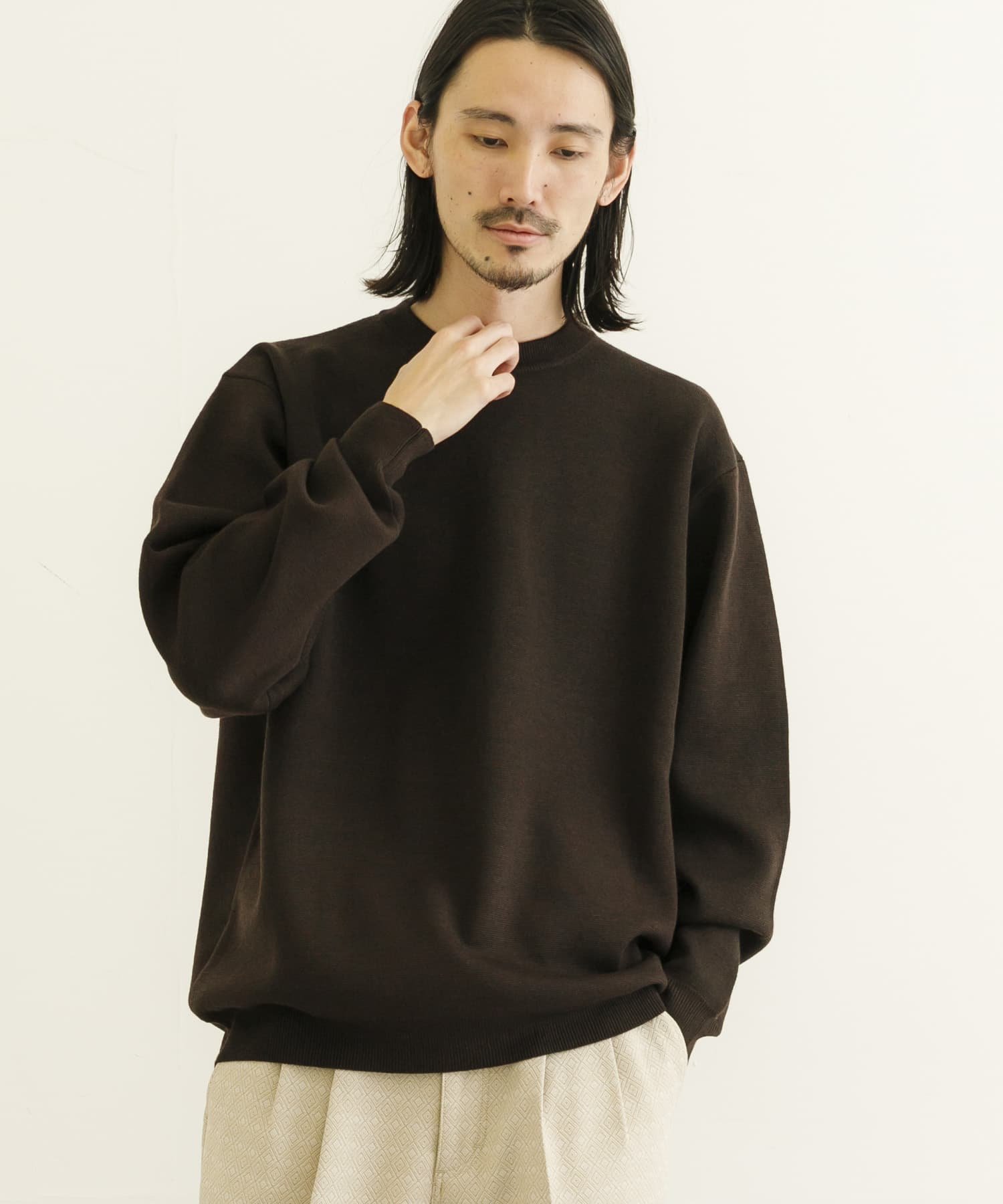 SALE／65%OFF】URBAN RESEARCH ウール混ミラノリブクルーネックニット 