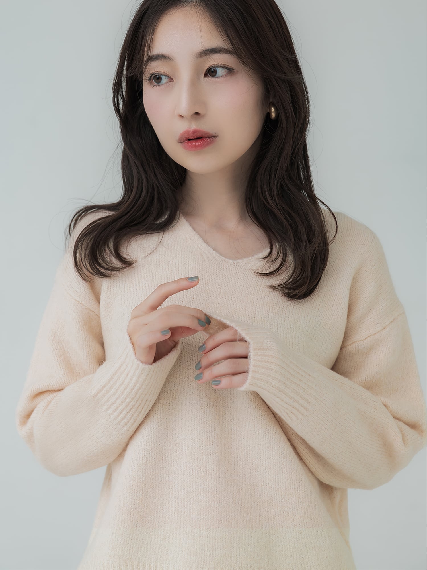 cen.made in Japan/ キモノジャガードブラウス