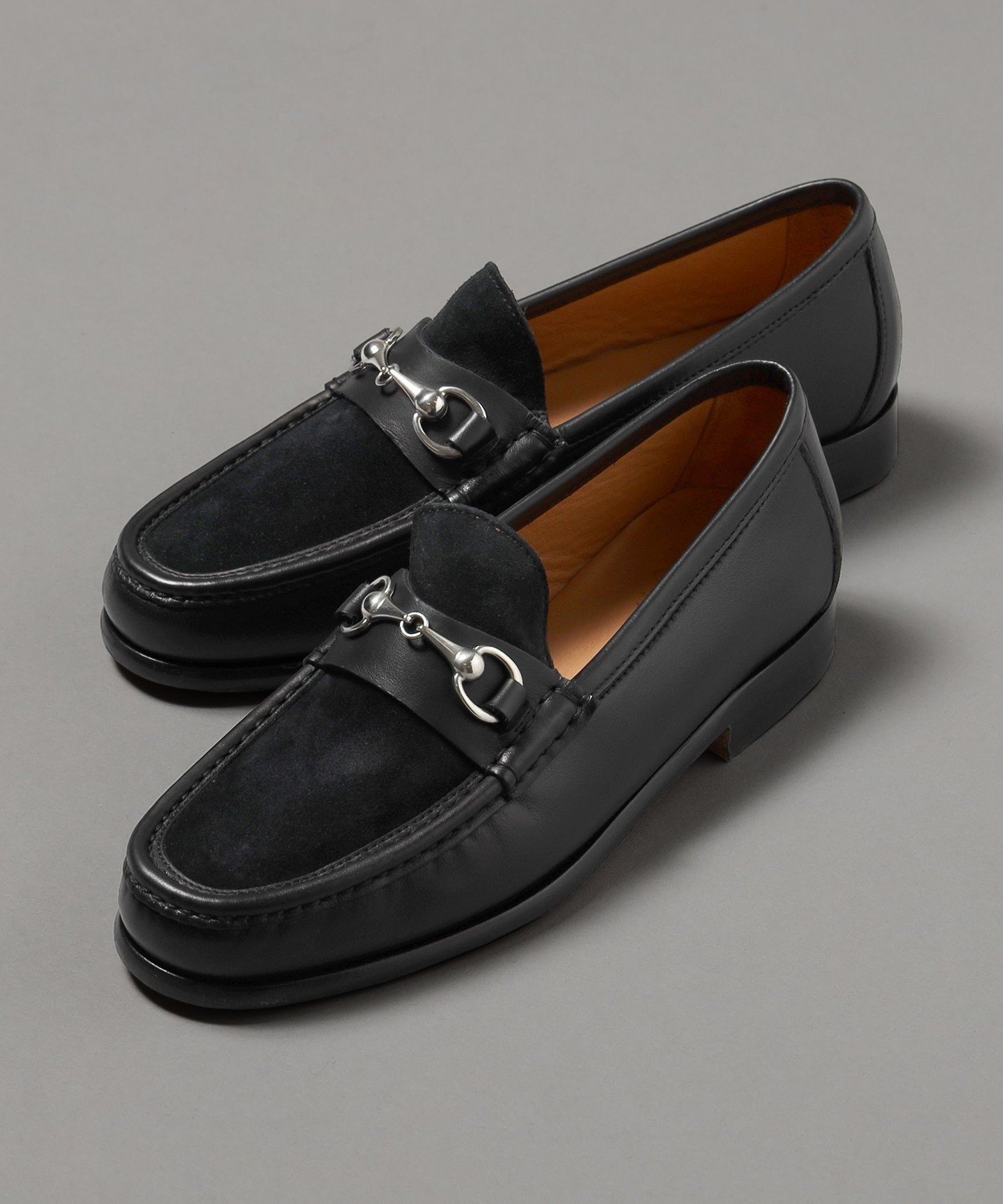 美品✨ IL MOCASSINO ビットローファー 黒 本革 【40】 金金具 ilmoca04011blka.jpg