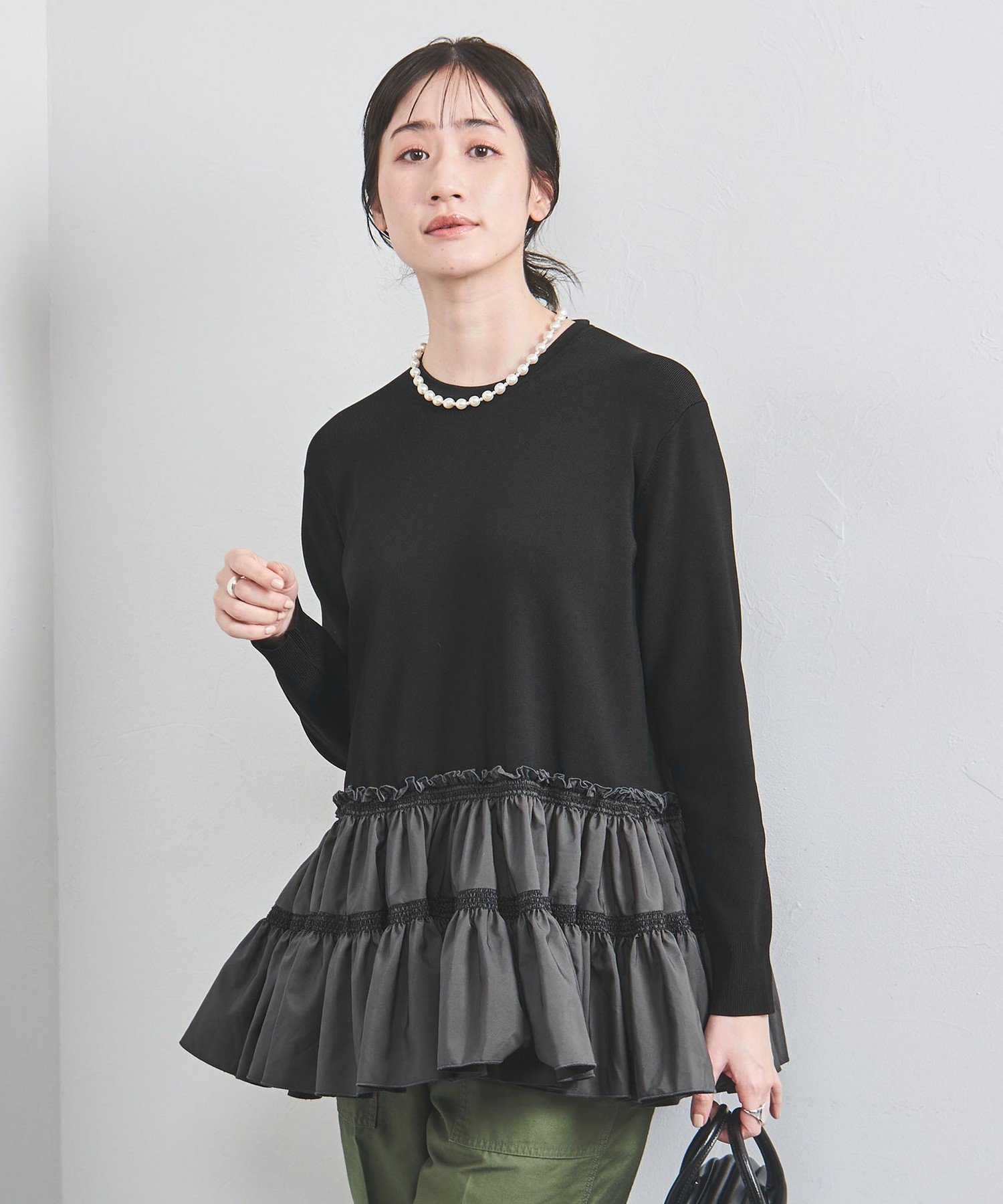 UNITED ARROWS エンブロ ティアード コンビニット ユナイテッド 