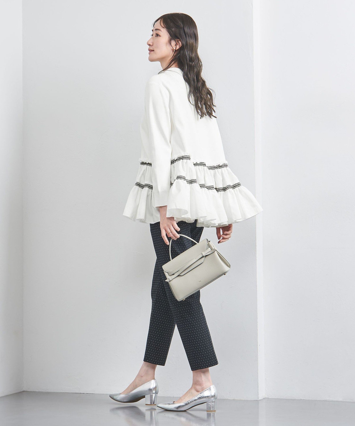 UNITED ARROWS エンブロ ティアード コンビニット ユナイテッド