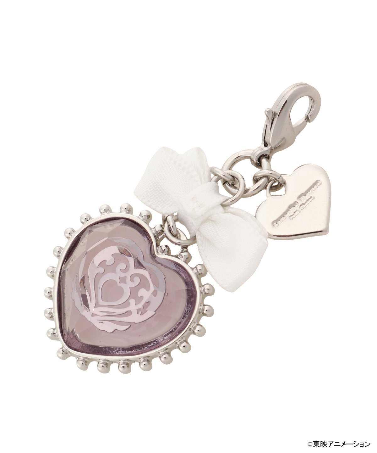 【SALE／30%OFF】Samantha Thavasa Petit Choice 『ふたりはプリキュア Splash☆Star』 ファスナーチャーム サマンサタバサプチチョイス ファッション雑貨 チャーム・キーチェーン ホワイト オレンジ画像