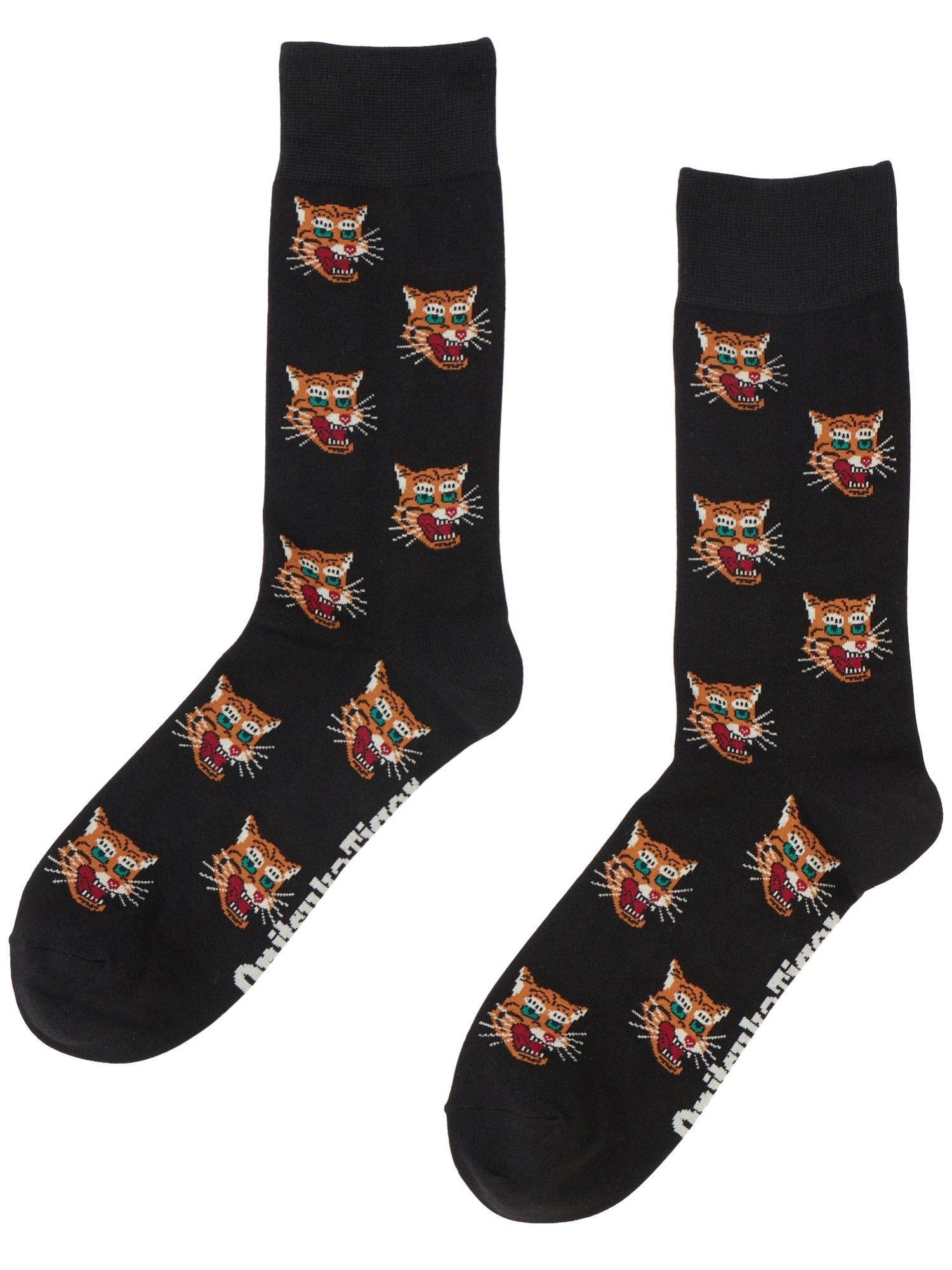 虎モチーフ onitsuka tiger オニツカタイガー MIDDLE SOCKS onitsuka tiger MIDDLE SOCKS 靴下 虎モチーフ (onitsuka tiger