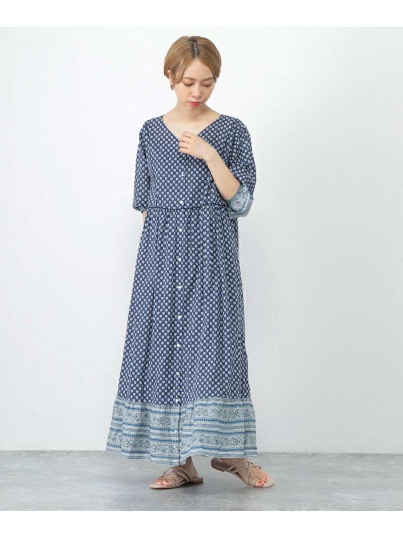 楽天市場 Sale 30 Off レゾリヴァードパネルop Les Olivades スタディオクリップ ワンピース ロングワンピース マキシ ワンピース ネイビー ホワイト レッド Rba E 送料無料 Rakuten Fashion Studio Clip スタディオクリップ