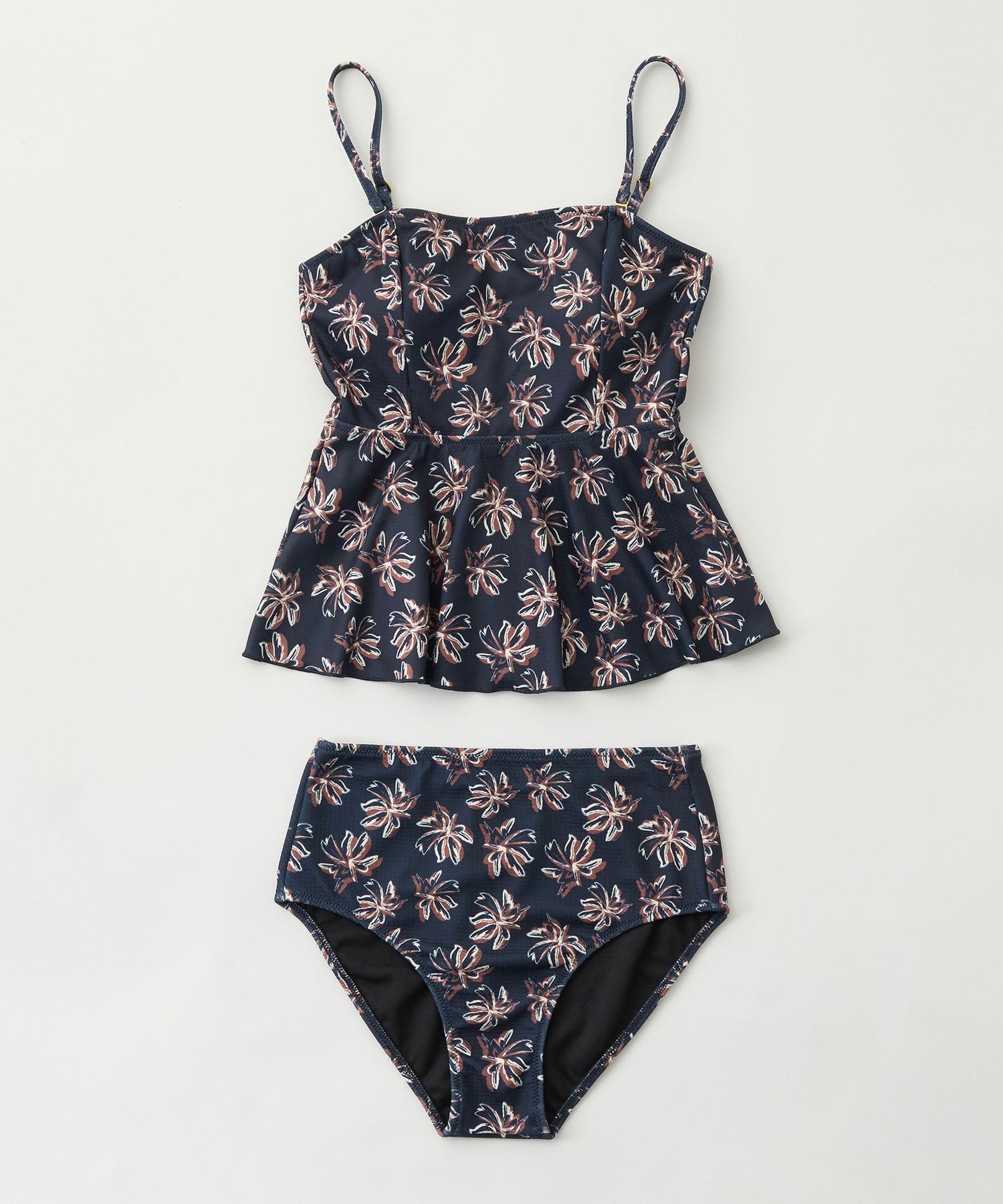 楽天市場】キャミフレアトップ ショーツ チェック スイムウエア / 水着