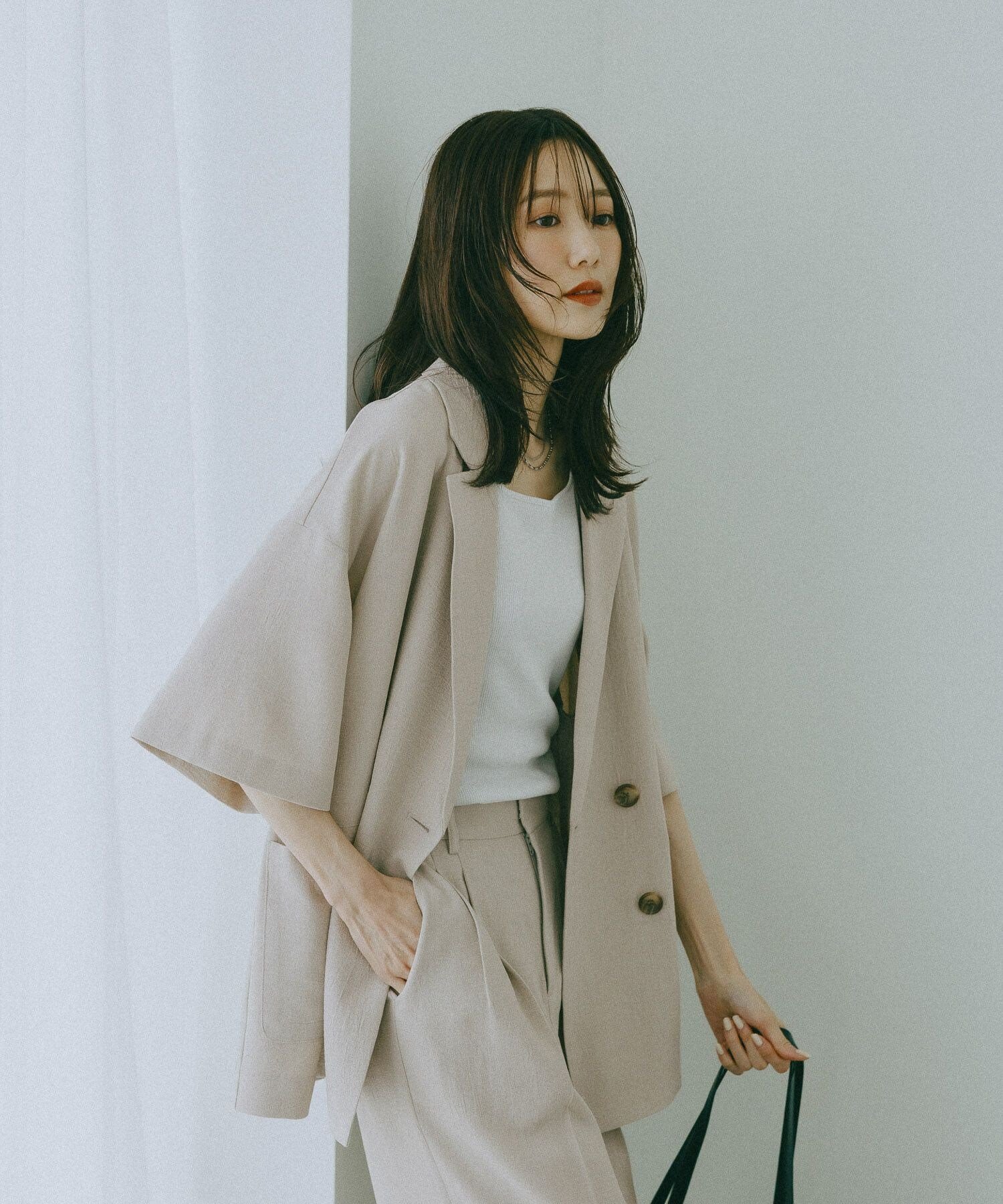 SALE／30%OFF】UNITED ARROWS ペプラム フリルスリーブ ジャカード