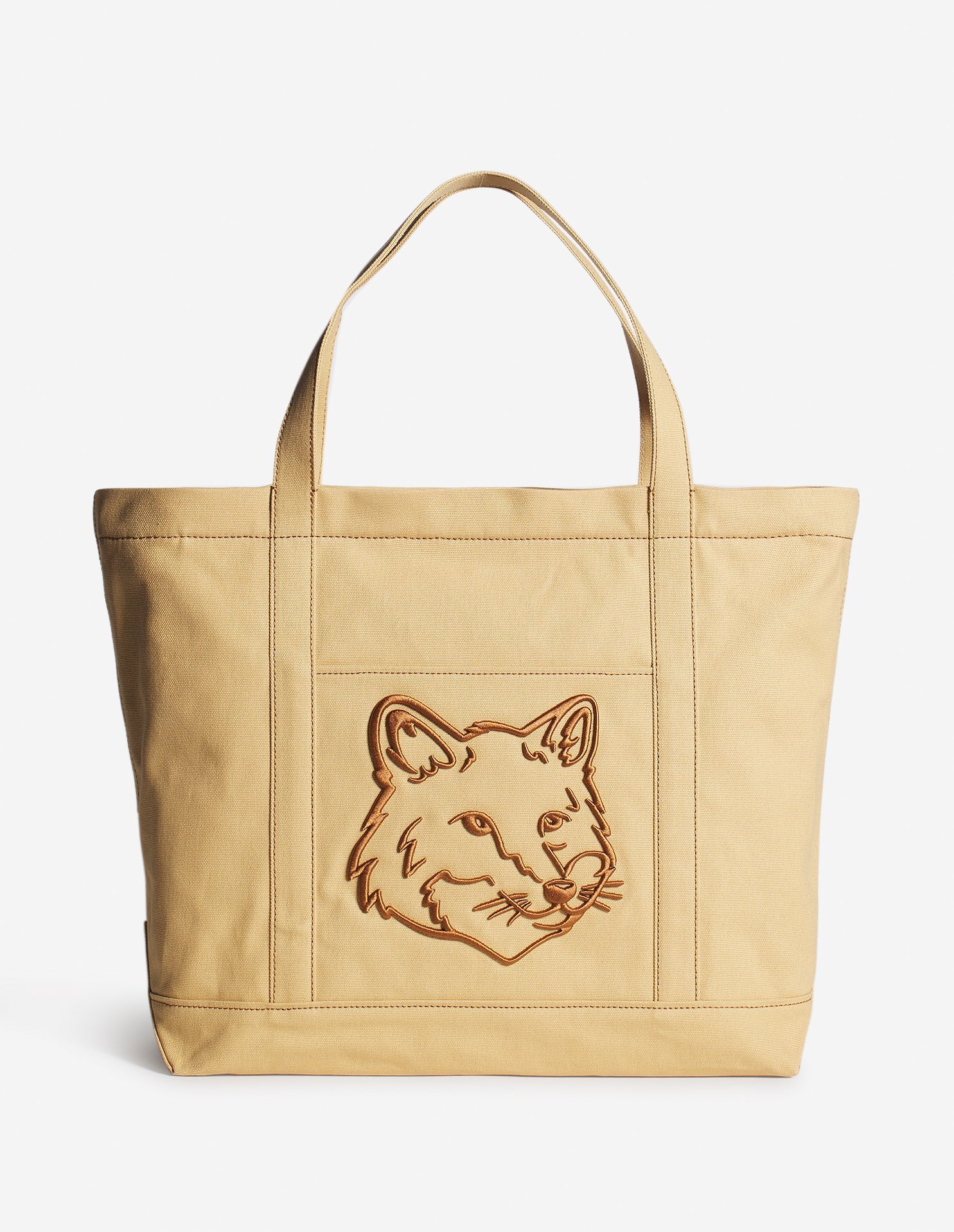 ブルーフォックストートバッグ メゾン キツネ フォックスヘッド トート バッグ | Maison Kitsuné