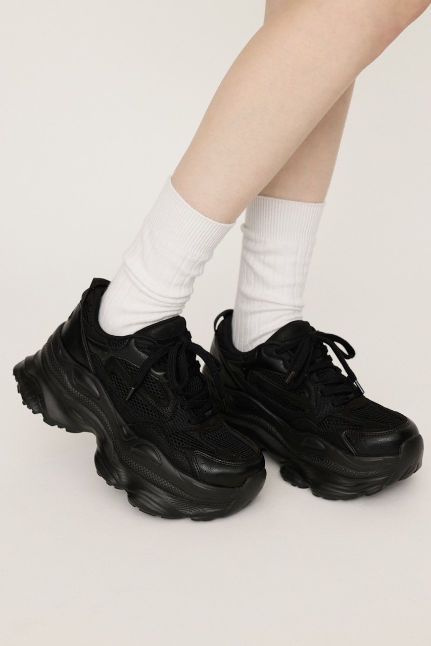 SLY スライブラック CHUNKY TECH SNEAKER ブラック セール】CHUNKY TECH SNEAKER SANDAL チャンキー テック