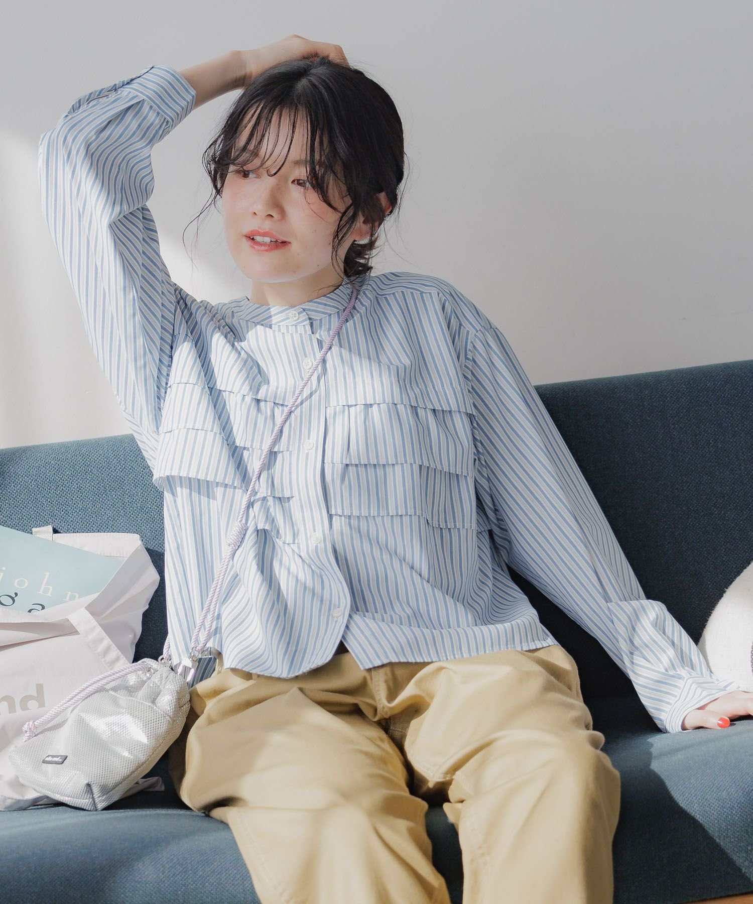 ニコアンド　トップス 楽天市場】【SALE／44%OFF】(U)コンフォータブルニットPO