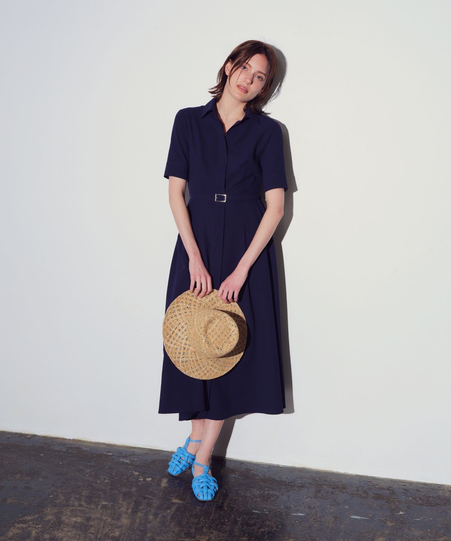SALE／50%OFF】allureville サッカースキッパーシャツワンピース