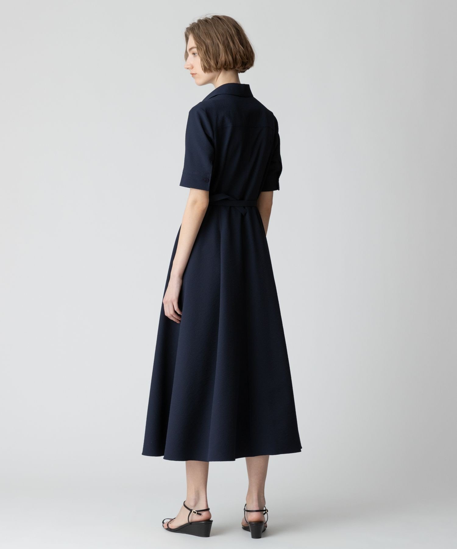 SALE／50%OFF】allureville サッカースキッパーシャツワンピース 