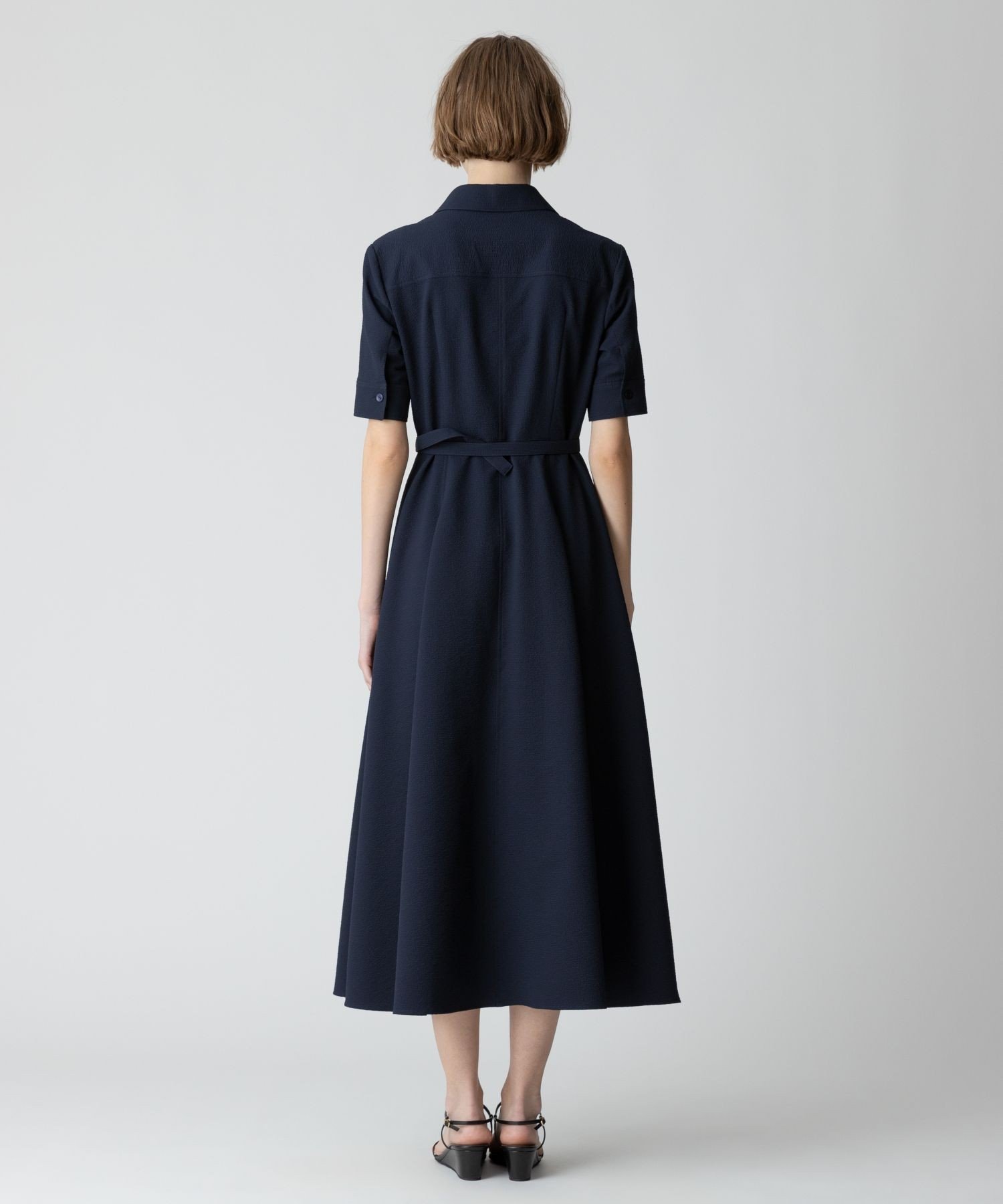 SALE／50%OFF】allureville サッカースキッパーシャツワンピース 