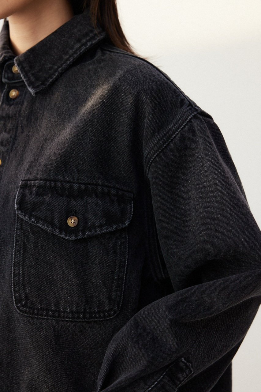 crie conforto ボーイフレンドデニムシャツ crie conforto | ボーイフレンドデニムシャツ (シャツ・ブラウス