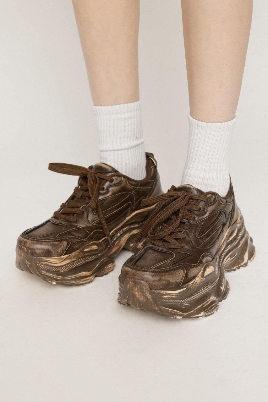 楽天市場】【SALE／20%OFF】CHUNKY TECH F/LEATHER スニーカー