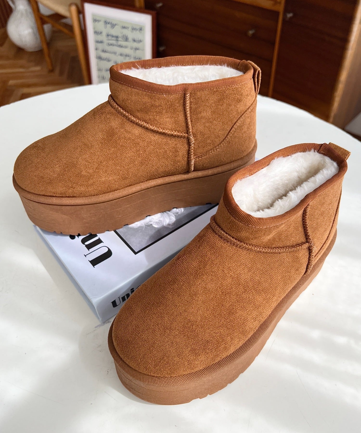 楽天市場】【40％OFF 4,990円→2,990円】ブーツ ムートンブーツ ミドル