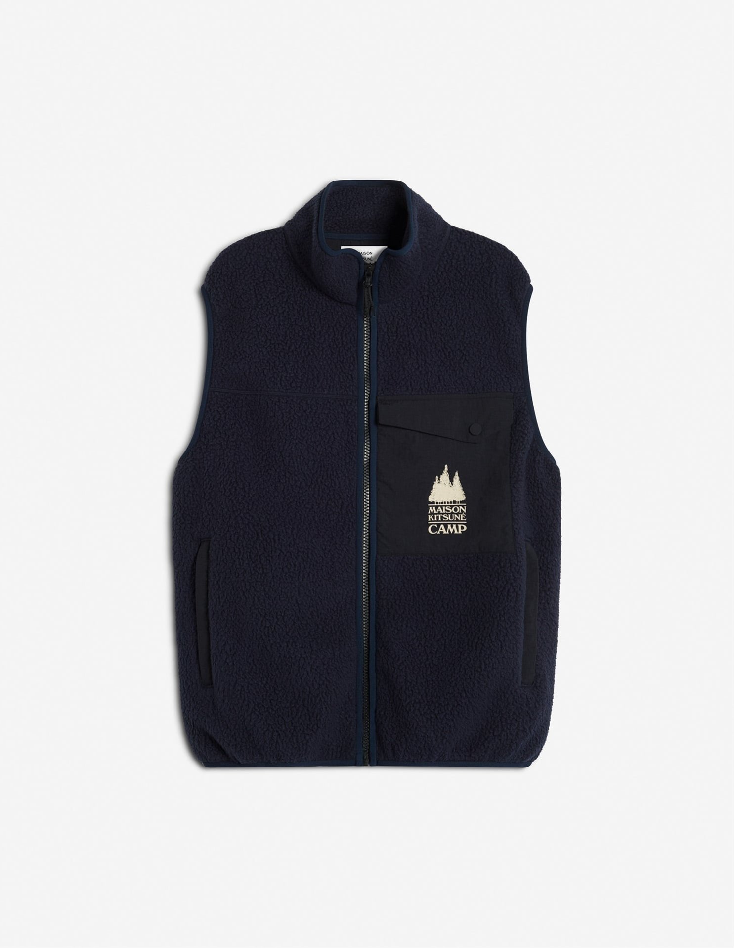 楽天市場】MAISON KITSUNE メゾン キツネ メンズ ベスト LM00815KT1063