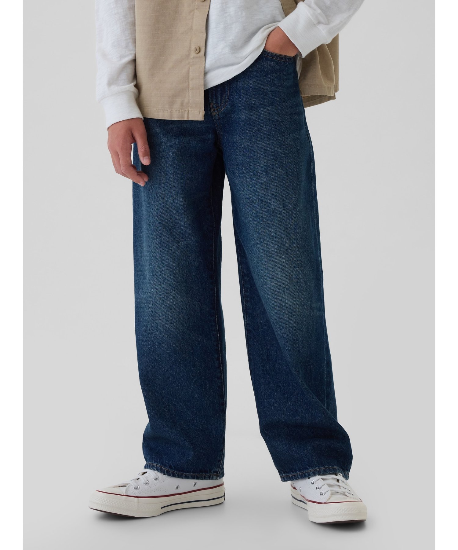 Gap デニム　カーゴパンツ GAP パンツ デニムカーゴパラシュートパンツ（キッズ） キッズ
