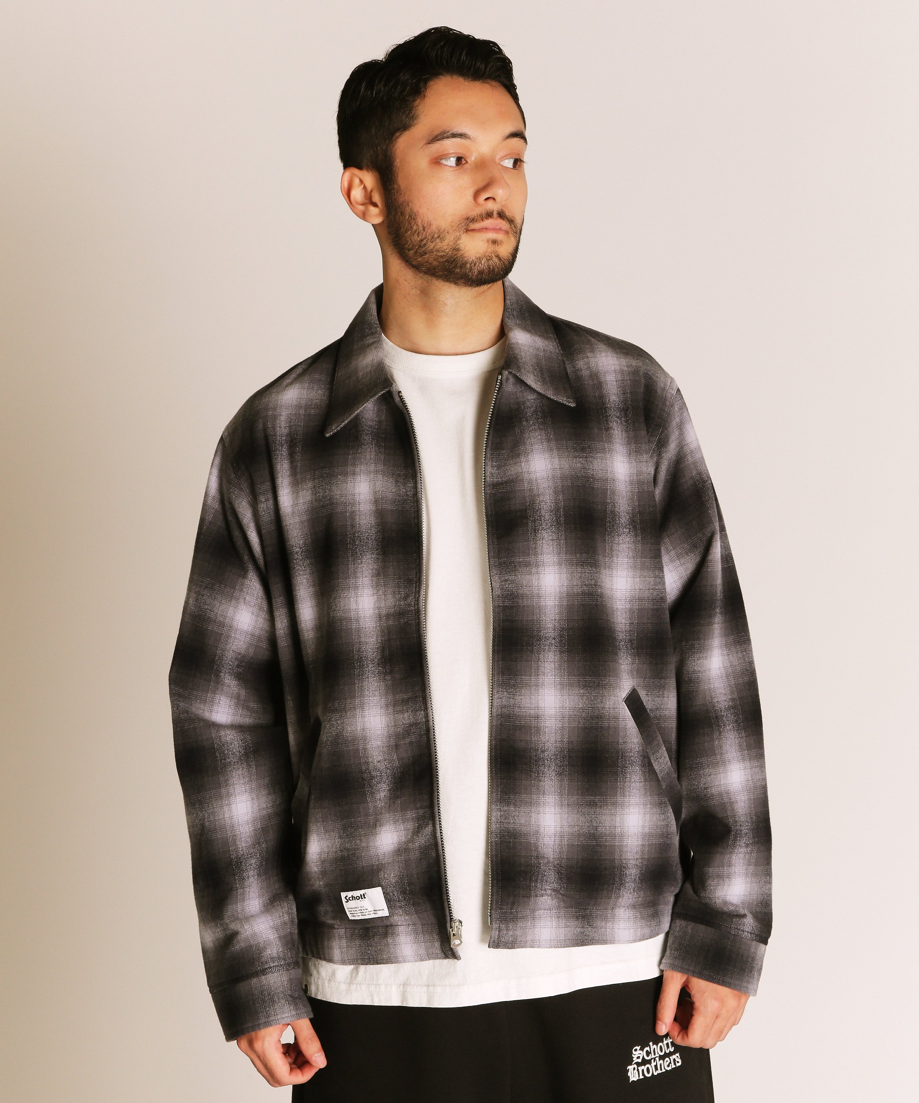 楽天市場】Schott 2025オンブレチェックフランネルシャツ (長袖シャツ