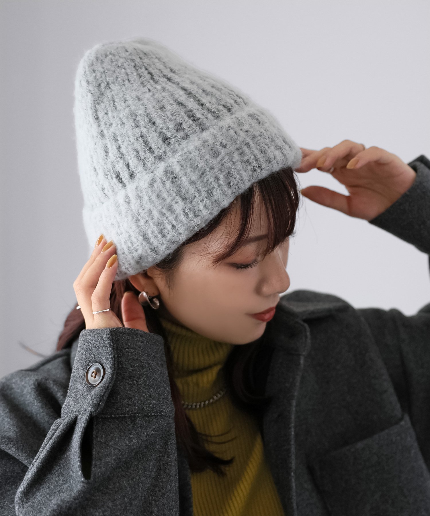 楽天市場】ANRI アンリ ニットビーニー ニット帽 ウール ハンドメイド