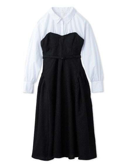 SALE／40%OFF】Lily Brown ビスチェドッキングワンピース リリー 