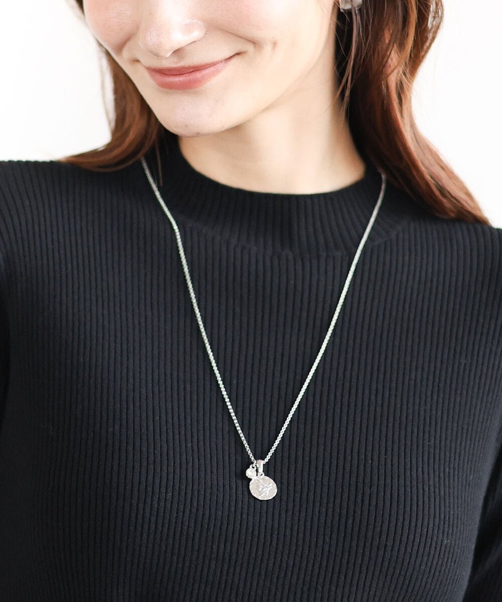 楽天市場】ミシェル クラン ラインストーン ネックレス シルバー