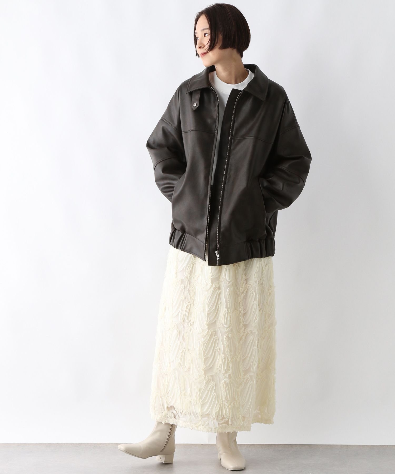 LEPSIM クラフトレーススカート LEPSIM スカート レースラップスカート 497651 : ZOZOTOWN Yahoo
