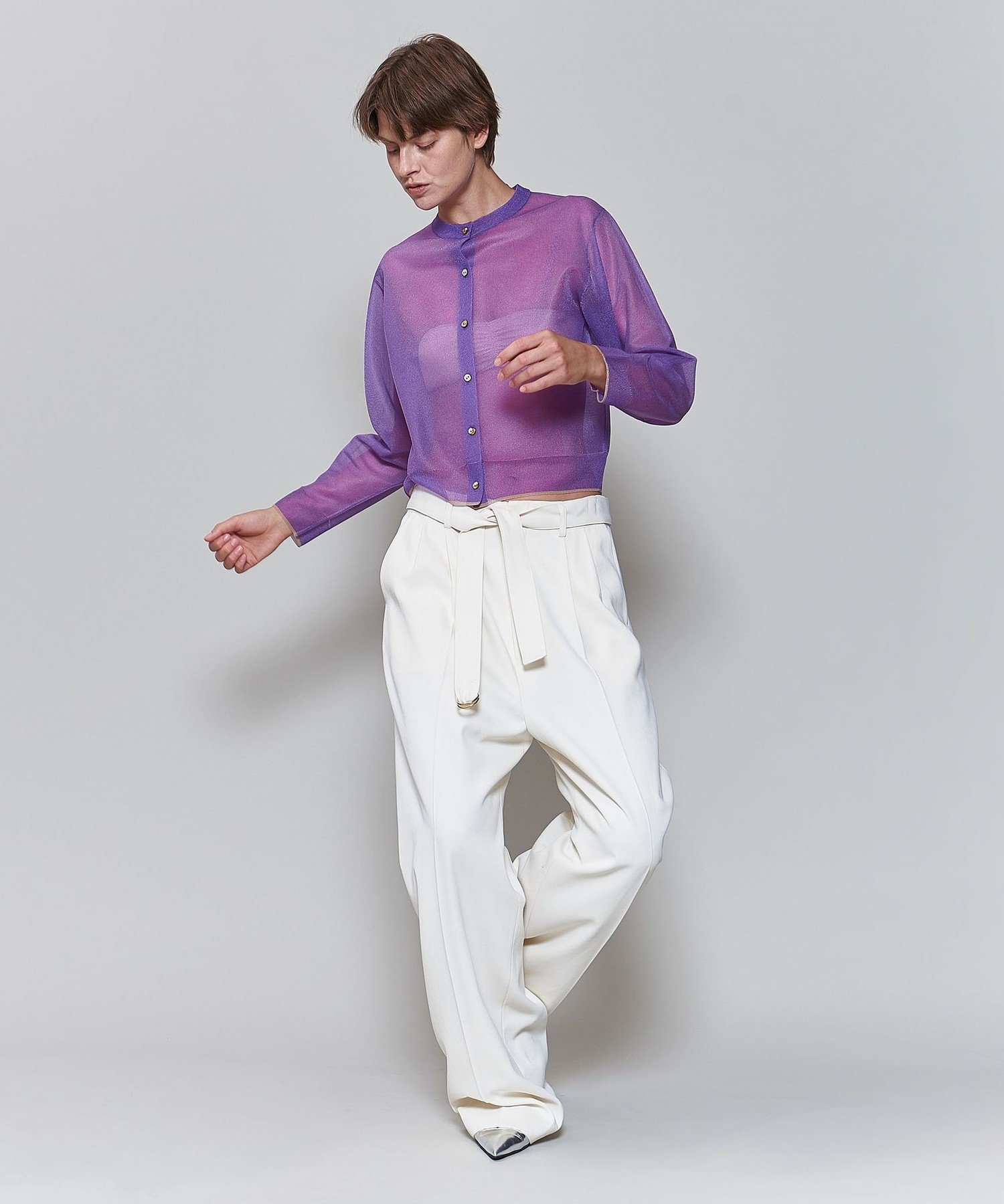 楽天市場】【SALE／60%OFF】＜6(ROKU)＞SHEER COLOR RIB