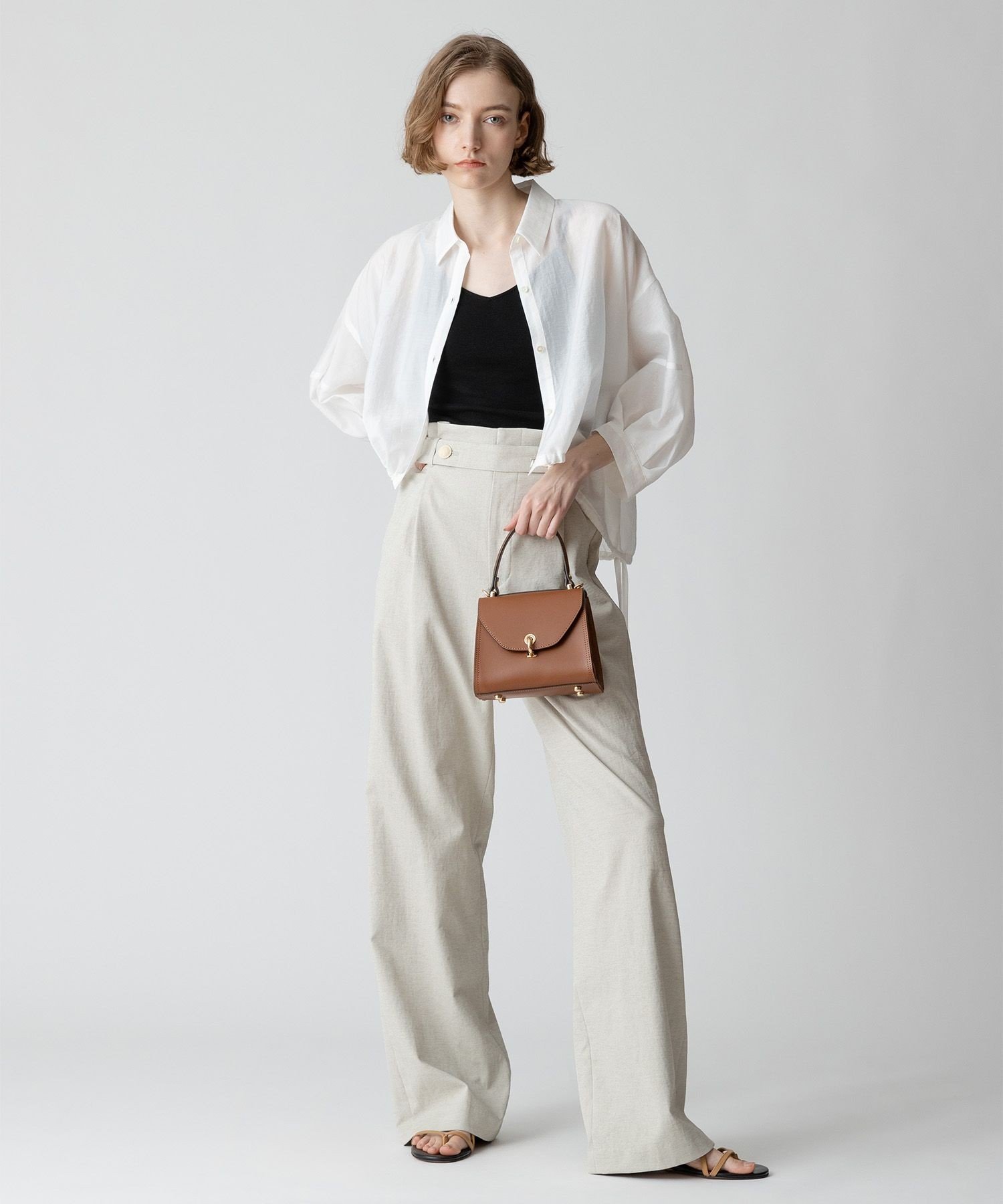 SALE／50%OFF】allureville セルロースタンブラーショートシャツ 