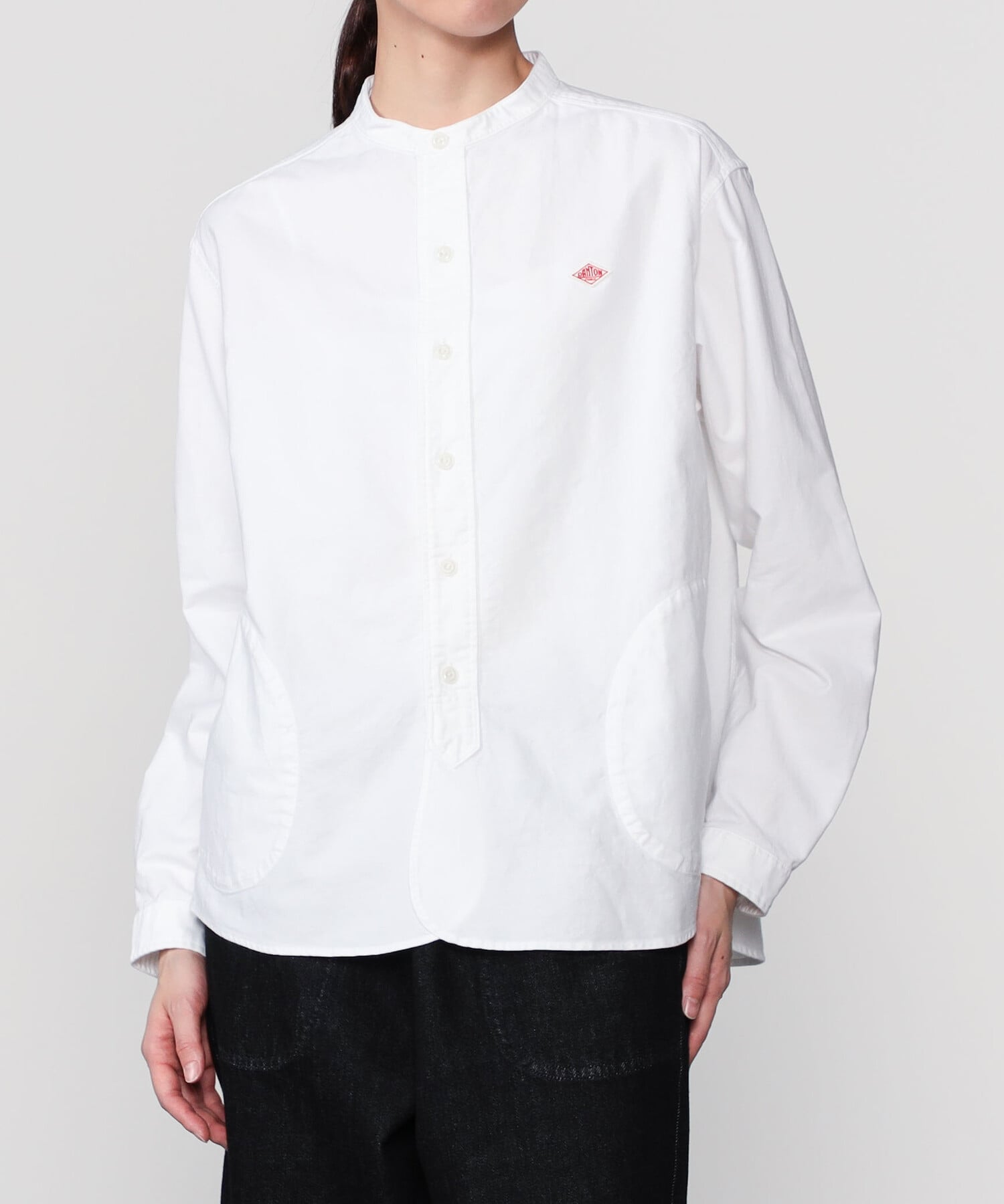 楽天市場】ダントン/DANTON バンドカラーシャツ スタンドカラー 長袖