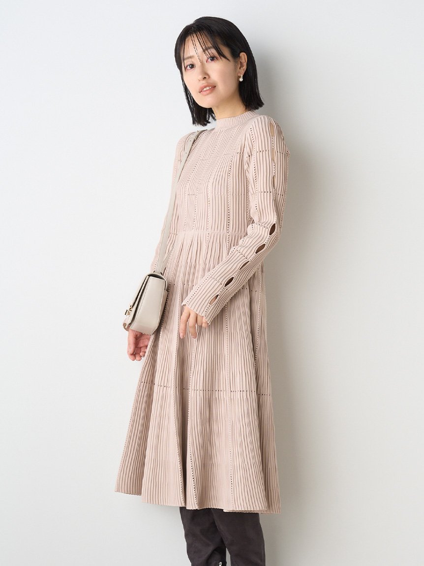 セルフォードCELFORDフラワーJQニットワンピース セルフォードCELFORD  