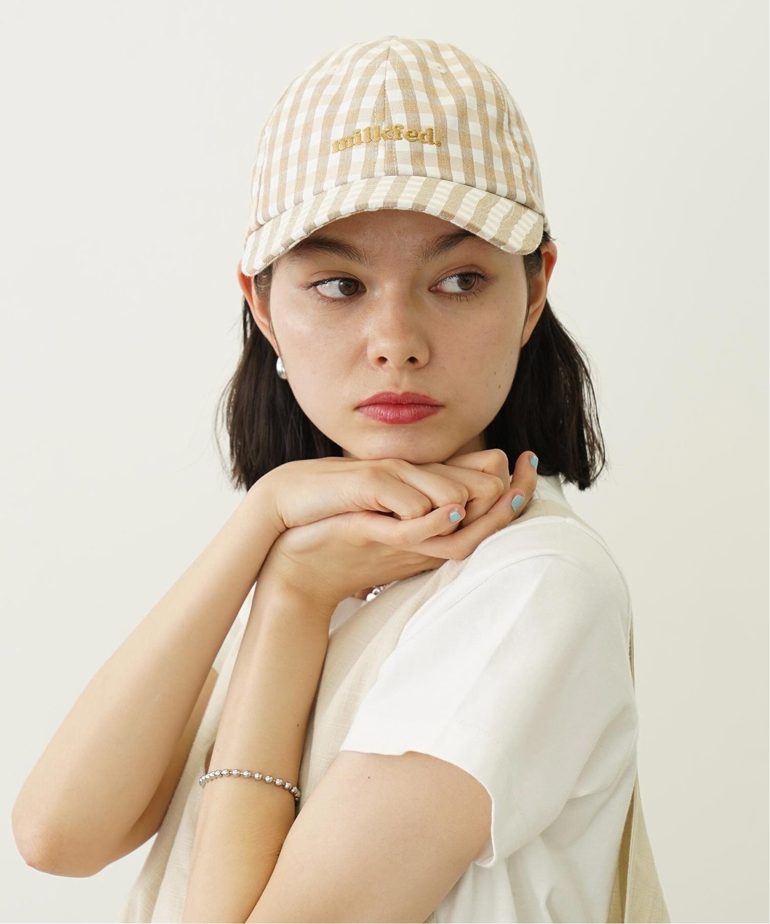 ニューエラ キャップ NEW ERA 帽子 Women’s レディース 千鳥柄 国内発送＆3色☆New Era千鳥柄ミニNY/LAロゴ付きキャップ(C-HT