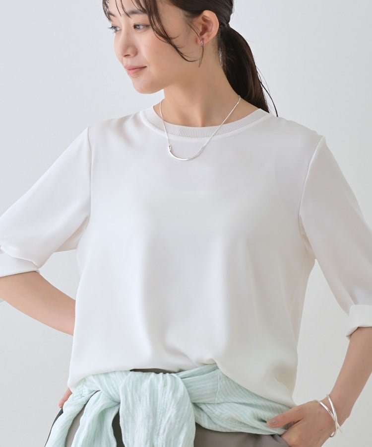 INDIVI / インディヴィ 【洗える】切り替えノースリーブニット 洗える】切り替えノースリーブニット（ニット/セーター