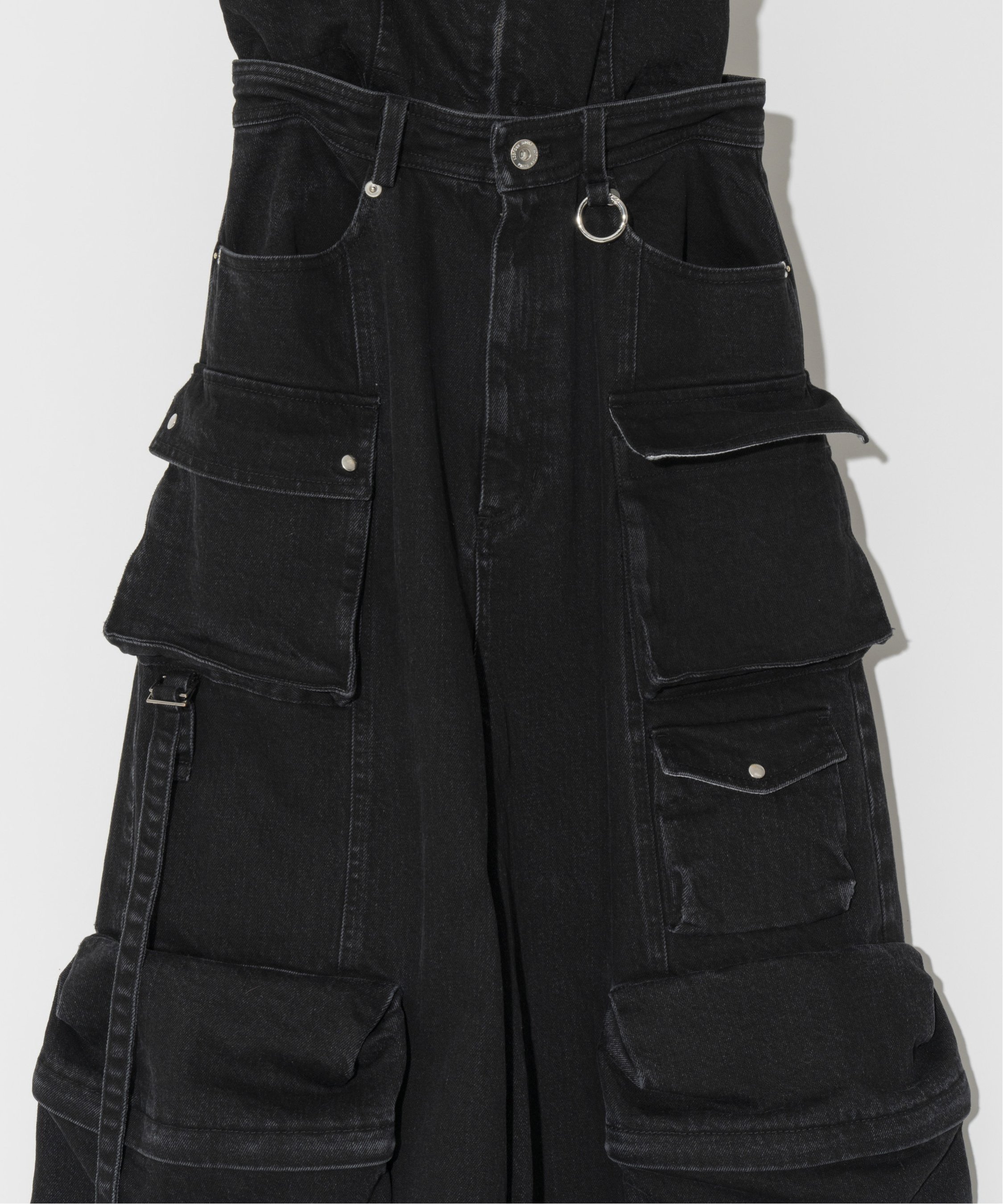 PRANK PROJECT デニムカーゴオールインワン / Denim Cargo Suspender 