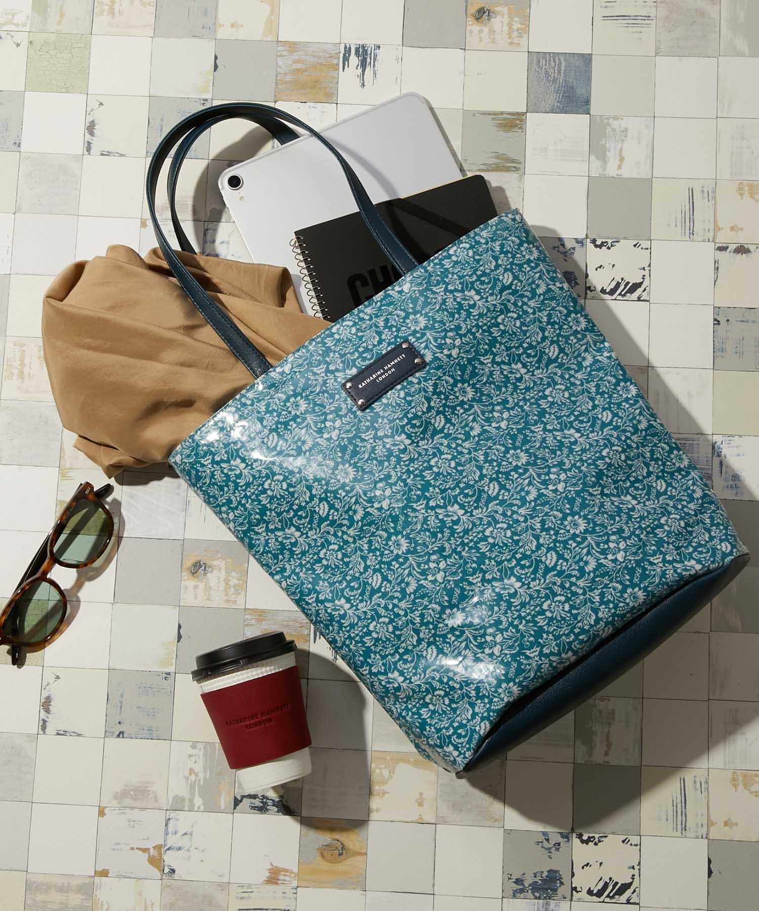 楽天市場】キャサリンハムネット トートバッグ Lサイズ A4 KATHARINE