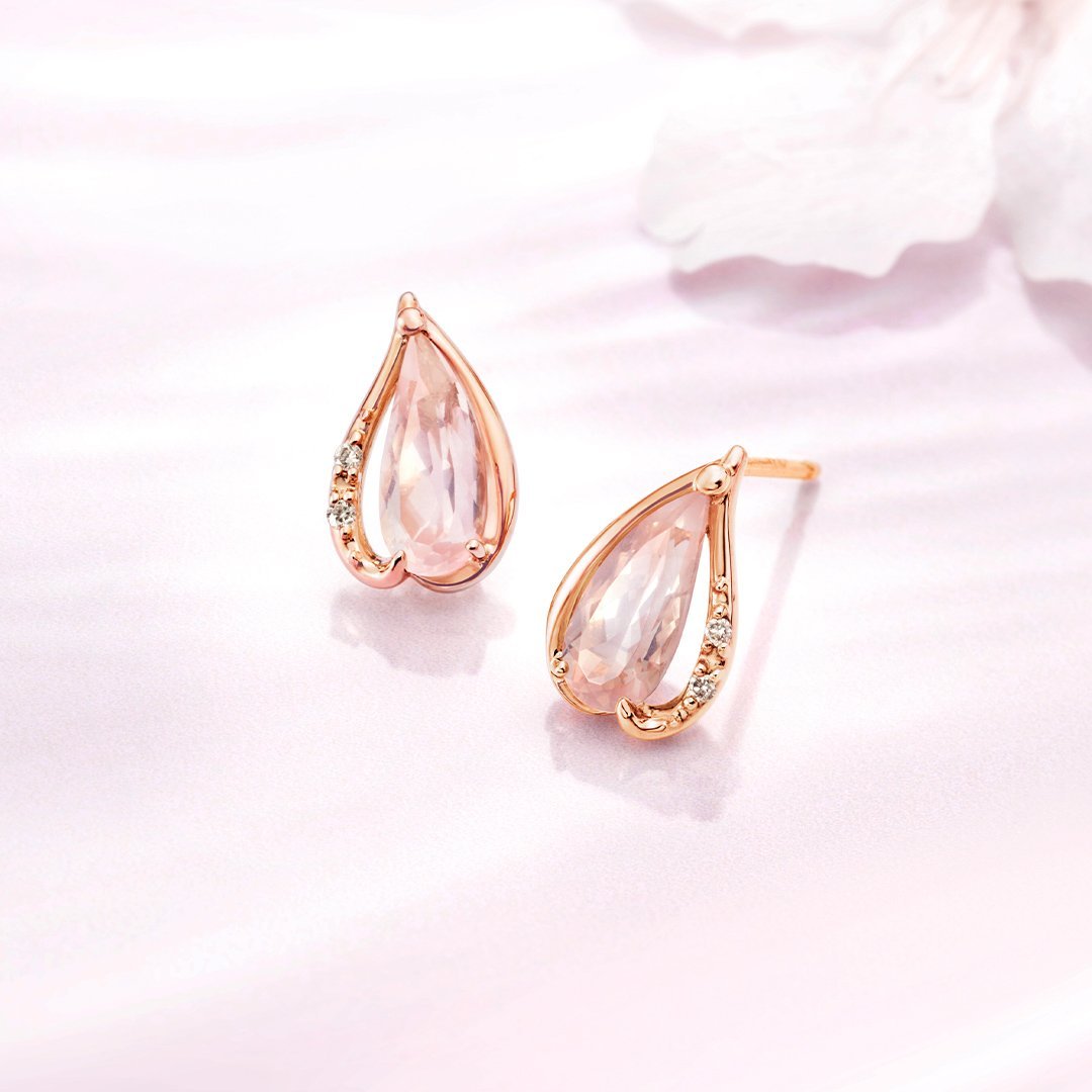 魅惑の輝き♪*4℃*SAKURA Collection ピンクゴールド ピアス 魅惑の輝き♪*4℃*SAKURA Collection ピンクゴールド ピアス ピアス