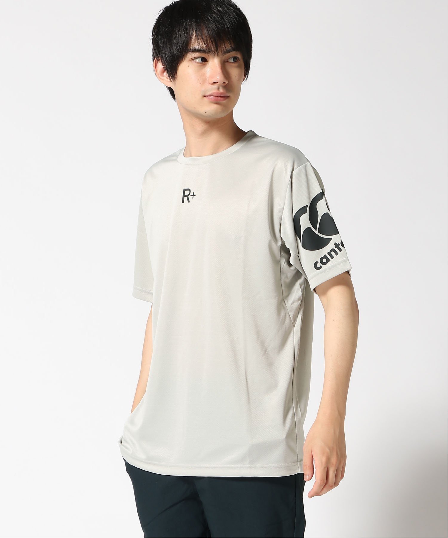 CANTERBURY 半袖Tシャツ L カンタベリー 半袖 Tシャツ メンズ canterbury プリントT クルー