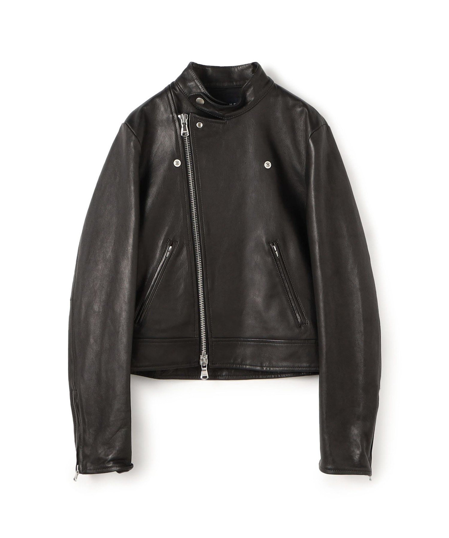 ☆新品☆ トゥモローランド コレクション　ラムレザー ジップアップ ブルゾン ラムレザー ジップアップブルゾン | maison TOMORROWLAND/メゾン