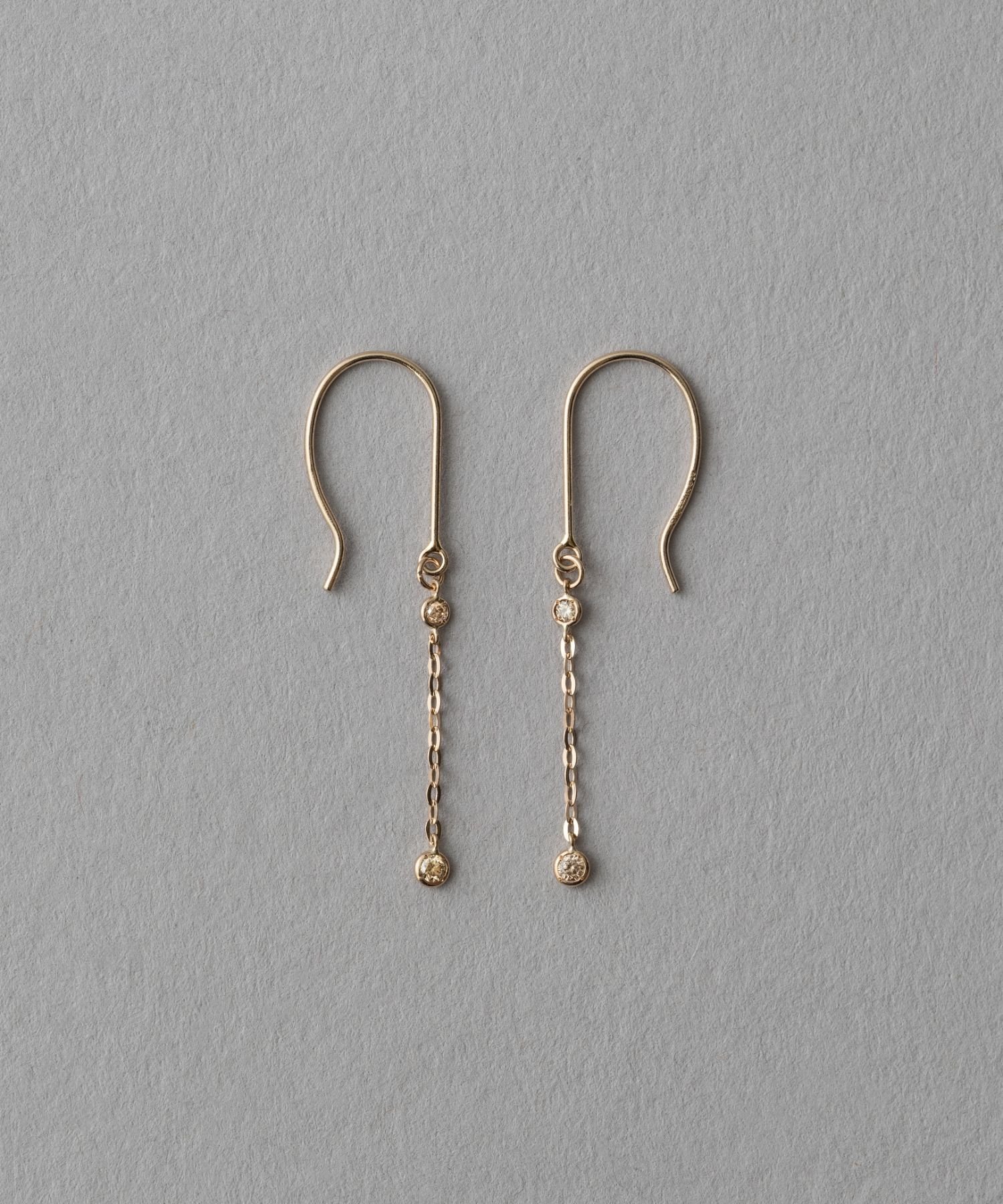 ete馬蹄ピアス ブラウンダイヤモンド ete - 【SALE 】馬蹄 廃盤eteホースシュー ピアス ブラウン