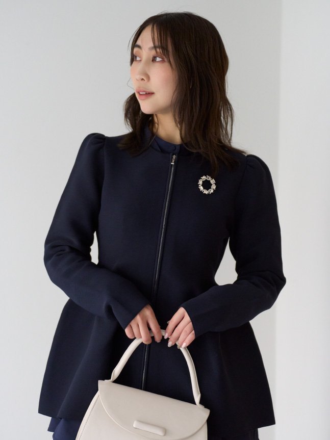 SALE／50%OFF】CELFORD ペプラムカーディガン セルフォード