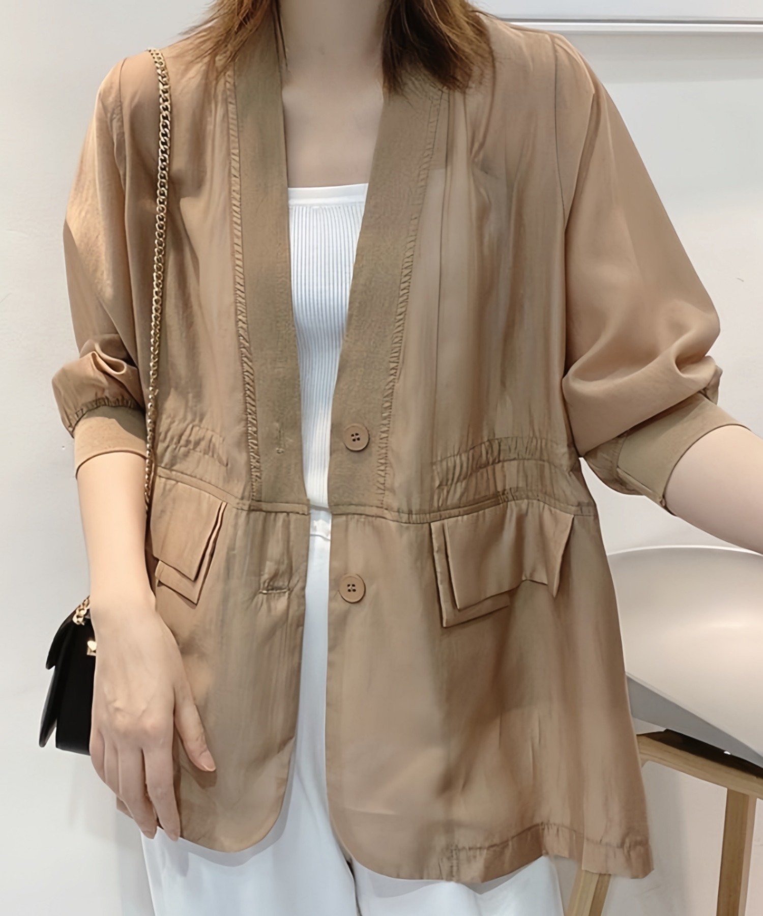 SALE／50%OFF】【新垣結衣さん着用】チュールボレロセットコンビネゾン 
