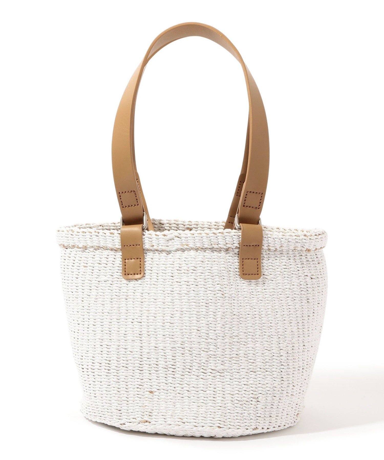 Bucket Baggage H&S Basket Large バッグ　ベージュ セール】 Bucket Baggage H&S Basket Large バッグ （かごバッグ
