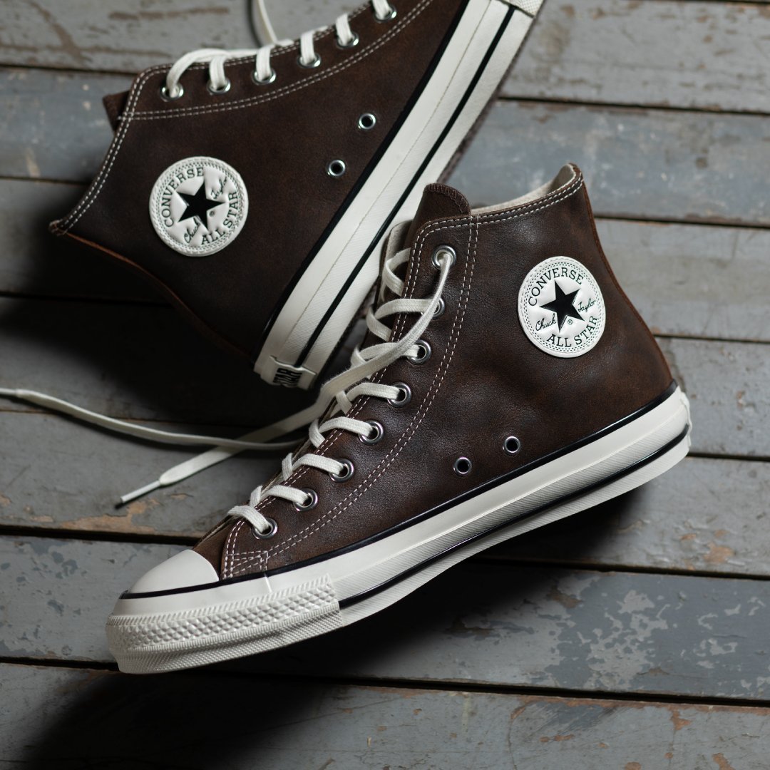 楽天市場】コンバース オールスター エイジド ワックスドレザー