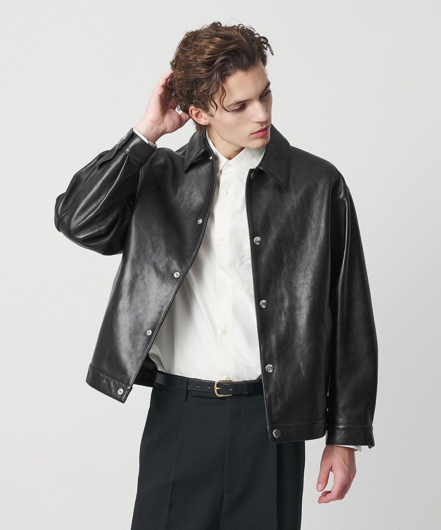 楽天市場】SC SOFT/COW S-ライダースジャケット UNITED ARROWS green